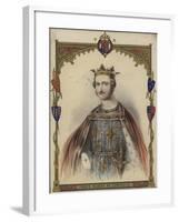 Portrait of Prince Albert as King Edward III-null-Framed Giclee Print