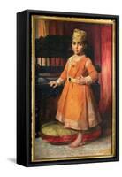 Portrait of Prince Albert, Eldest Son of the Maharaja Duleep Singh, 1870-George Richmond-Framed Stretched Canvas