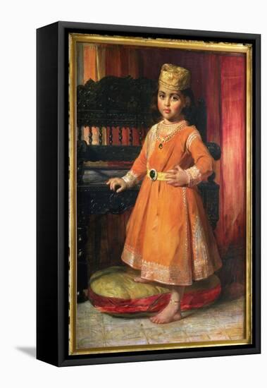 Portrait of Prince Albert, Eldest Son of the Maharaja Duleep Singh, 1870-George Richmond-Framed Stretched Canvas