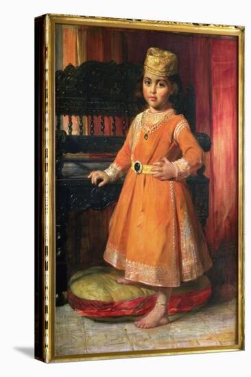 Portrait of Prince Albert, Eldest Son of the Maharaja Duleep Singh, 1870-George Richmond-Stretched Canvas