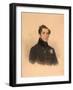 Portrait of Prince Alexander Fyodorovich Golitsyn (1796-186), 1838-Pyotr Fyodorovich Sokolov-Framed Giclee Print