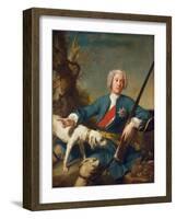 Portrait of Prince Alexander Kurakin (1697-174), 1728-Jean-Marc Nattier-Framed Giclee Print