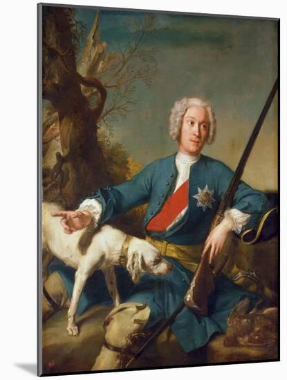 Portrait of Prince Alexander Kurakin (1697-174), 1728-Jean-Marc Nattier-Mounted Giclee Print