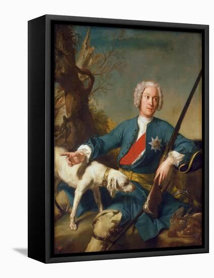 Portrait of Prince Alexander Kurakin (1697-174), 1728-Jean-Marc Nattier-Framed Stretched Canvas