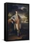 Portrait of Prince Alexander Kurakin (1752-181), C. 1780-Richard Brompton-Framed Stretched Canvas