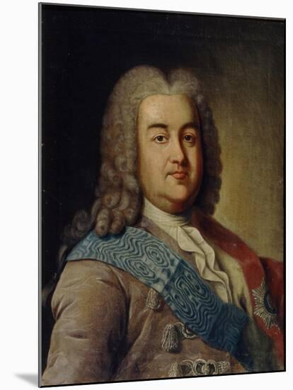 Portrait of Prince Alexey Mikhailovich Cherkassky, 1760S-Ivan Petrovich Argunov-Mounted Giclee Print