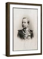 Portrait of Prince August Wilhelm of Prussia (1887-1949)-French Photographer-Framed Giclee Print