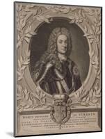 Portrait of Prince Boris Ivanovich Kurakin (1676-172), after 1717-Pieter Stevens van Gunst-Mounted Giclee Print