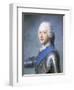 Portrait of Prince Charles Edward Stuart, Bust Length, in Profile to the Left, His Head Turned to…-Maurice Quentin de La Tour-Framed Giclee Print