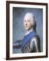 Portrait of Prince Charles Edward Stuart, Bust Length, in Profile to the Left, His Head Turned to…-Maurice Quentin de La Tour-Framed Giclee Print