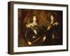 Portrait of Prince Charles Louis, Elector Palatine (1617-1680) and Prince Rupert (1619-1692)-Sir Anthony Van Dyck-Framed Giclee Print