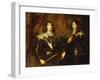 Portrait of Prince Charles Louis, Elector Palatine (1617-1680) and Prince Rupert (1619-1692)-Sir Anthony Van Dyck-Framed Giclee Print