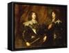 Portrait of Prince Charles Louis, Elector Palatine (1617-1680) and Prince Rupert (1619-1692)-Sir Anthony Van Dyck-Framed Stretched Canvas