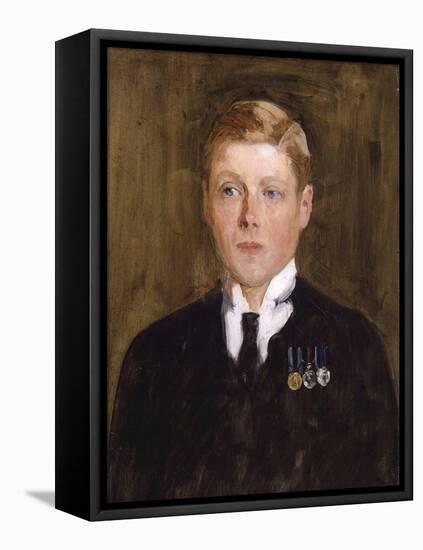 Portrait of Prince Edward, Duke of Windsor, King Edward VIII-Solomon Joseph Solomon-Framed Stretched Canvas