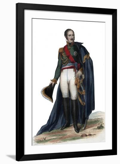 Portrait of prince Eugene Rose de Beauharnais (1781-1824)-French School-Framed Giclee Print