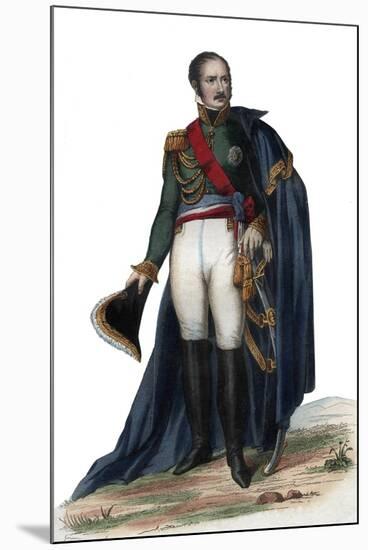 Portrait of prince Eugene Rose de Beauharnais (1781-1824)-French School-Mounted Giclee Print