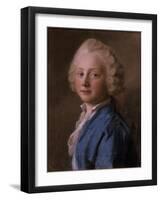 Portrait of Prince Friedrich Von Sachsen-Gotha-Altenburg, 1746 (Pastel)-Jean-Etienne Liotard-Framed Giclee Print