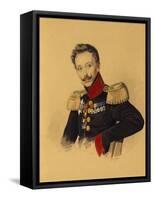 Portrait of Prince Fyodor Fyodorovich Gagarin (1786-186), 1830s-Carl Von Hampeln-Framed Stretched Canvas