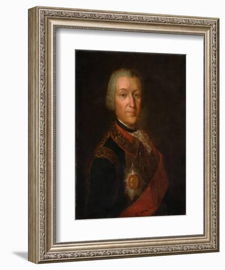 Portrait of Prince Fyodor Ivanovich Golitsyn (1700-175), 1750s-null-Framed Giclee Print