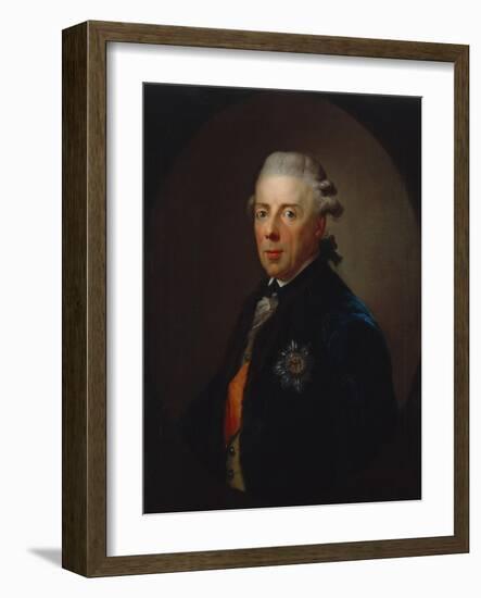 Portrait of Prince Heinrich of Prussia, after 1785-Anton Graff-Framed Giclee Print