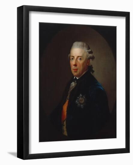 Portrait of Prince Heinrich of Prussia, after 1785-Anton Graff-Framed Giclee Print