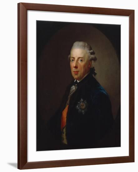 Portrait of Prince Heinrich of Prussia, after 1785-Anton Graff-Framed Giclee Print