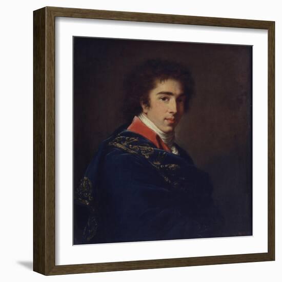 Portrait of Prince Ivan Baryatinsky, 1800-Marie Louise Elisabeth Vigée-Lebrun-Framed Giclee Print