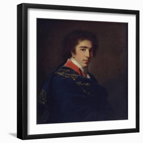 Portrait of Prince Ivan Baryatinsky, 1800-Marie Louise Elisabeth Vigée-Lebrun-Framed Giclee Print