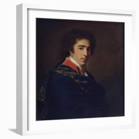 Portrait of Prince Ivan Baryatinsky, 1800-Marie Louise Elisabeth Vigée-Lebrun-Framed Giclee Print