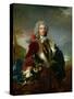 Portrait of Prince Jacques 1er Grimaldi 1689 - 1751-Nicolas de Largilliere-Stretched Canvas