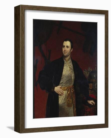 Portrait of Prince Mikhail Andreyevich Obolensky (1805-187), 1846-Karl Pavlovich Briullov-Framed Giclee Print