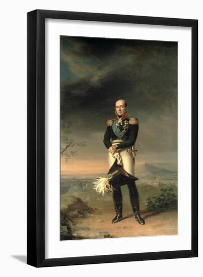 Portrait of Prince Mikhail Barclay de Tolly-George Dawe-Framed Giclee Print