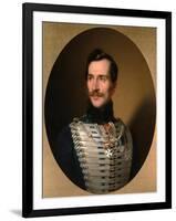 Portrait of Prince Mikhail Fyodorovich Golitsyn (1800-187), Early 1840S-Sándor Kozina-Framed Giclee Print