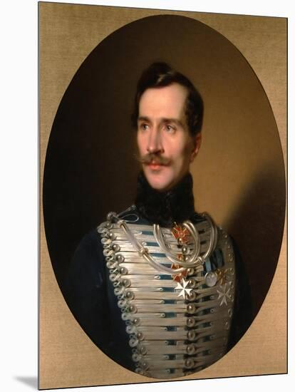 Portrait of Prince Mikhail Fyodorovich Golitsyn (1800-187), Early 1840S-Sándor Kozina-Mounted Giclee Print