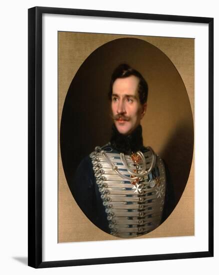 Portrait of Prince Mikhail Fyodorovich Golitsyn (1800-187), Early 1840S-Sándor Kozina-Framed Giclee Print