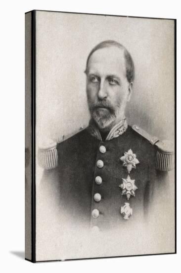 Portrait of Prince Philippe of Belgium (1837-1905)-French Photographer-Stretched Canvas