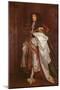 Portrait of Prince Rupert (1619-1682) in Garter Robes-Sir Peter Lely-Mounted Giclee Print
