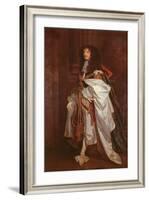 Portrait of Prince Rupert (1619-1682) in Garter Robes-Sir Peter Lely-Framed Giclee Print