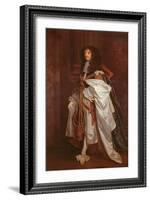 Portrait of Prince Rupert (1619-1682) in Garter Robes-Sir Peter Lely-Framed Giclee Print