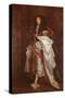 Portrait of Prince Rupert (1619-1682) in Garter Robes-Sir Peter Lely-Stretched Canvas