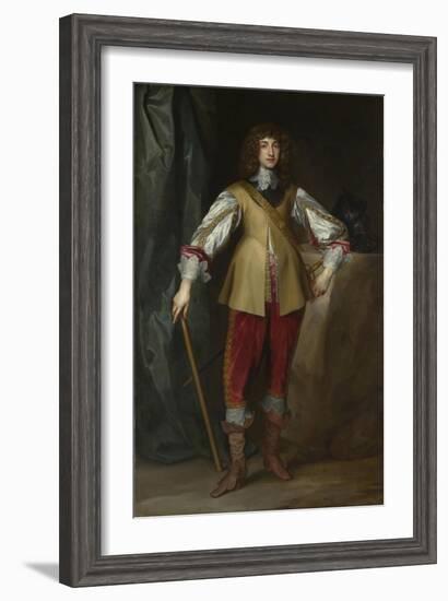 Portrait of Prince Rupert of the Rhine (1619-168), Duke of Cumberland, Ca 1637-Sir Anthony Van Dyck-Framed Giclee Print