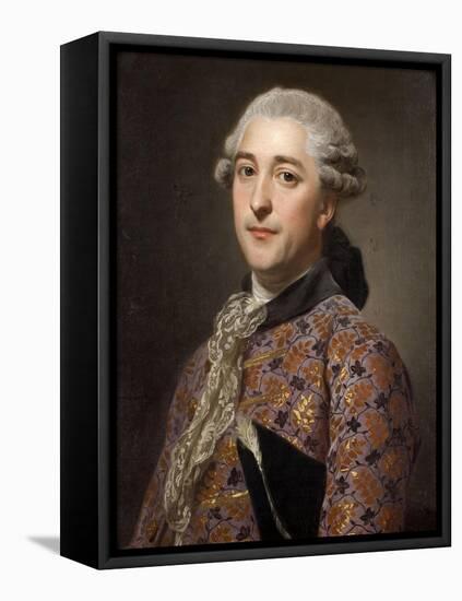 Portrait of Prince Vladimir Borisovich Golitsyn (1731-179), 1762-Alexander Roslin-Framed Stretched Canvas