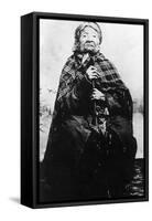 Portrait of Princess Angeline, Native - Nez Perce, ID-Lantern Press-Framed Stretched Canvas