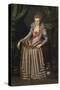 Portrait of Princess Anne Catherine of Brandenburg (1575-1612), queen of Denmark and Norway-null-Stretched Canvas