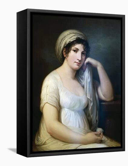Portrait of Princess Belgioioso D'Este, Painting by Andrea Appiani (1754-1817), Italy, 18th Century-Andrea the Elder Appiani-Framed Stretched Canvas
