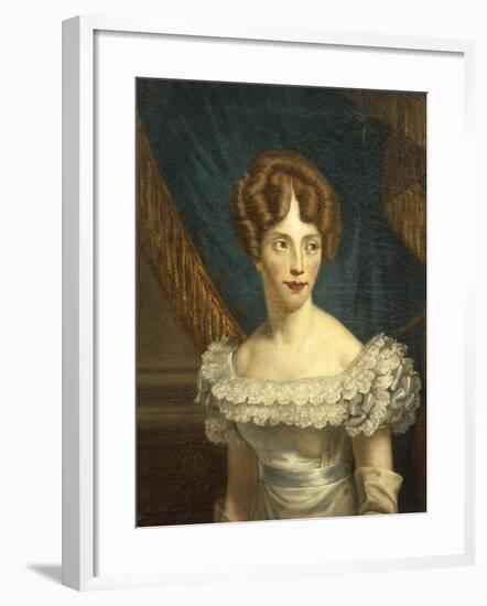 Portrait of Princess Caroline of Naples and Sicily-null-Framed Giclee Print