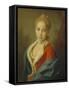 Portrait of Princess Catherine of Holstein-Beck (1750-181), 1760-1762-Pietro Antonio Rotari-Framed Stretched Canvas