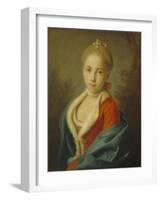 Portrait of Princess Catherine of Holstein-Beck (1750-181), 1760-1762-Pietro Antonio Rotari-Framed Giclee Print