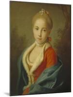 Portrait of Princess Catherine of Holstein-Beck (1750-181), 1760-1762-Pietro Antonio Rotari-Mounted Giclee Print