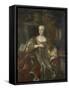 Portrait of Princess Charlotte Amalie, Daughter of Frederick IV, King of Denmark-null-Framed Stretched Canvas